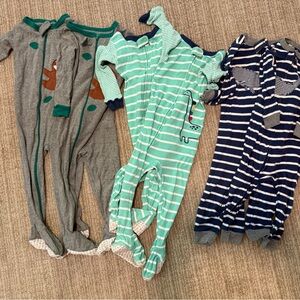 Carter's one piece pajamas—set of six